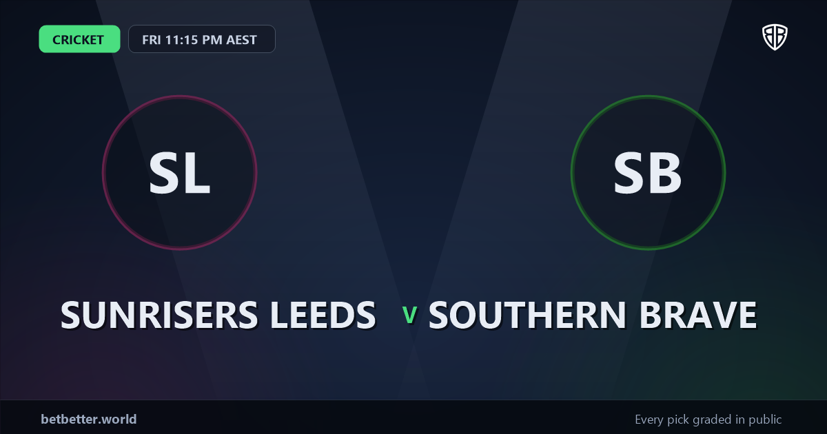 Sunrisers Leeds vs Southern Brave Prediction & Picks: The Hundred Women's Preview