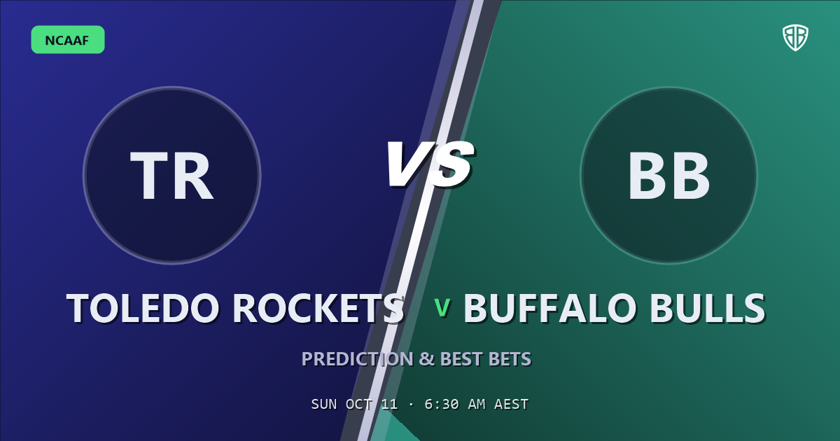 Toledo Rockets vs Buffalo Bulls Prediction & Picks, October 10, 2026