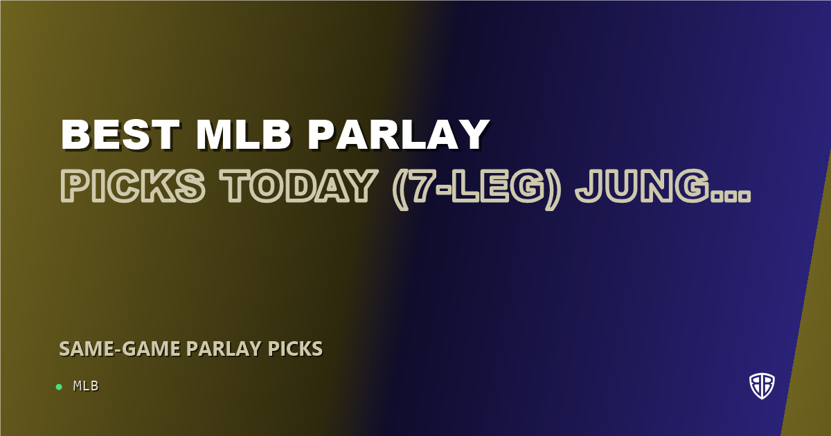 Best MLB Parlay Picks Today, Saturday 08/16 (7-Leg) Jung Hoo Lee Prop Focus