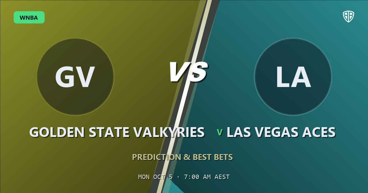 WNBA betting: Golden State Valkyries vs Las Vegas Aces Prediction & Picks (Veronica Burton Key Factor): Smart Betting Angles