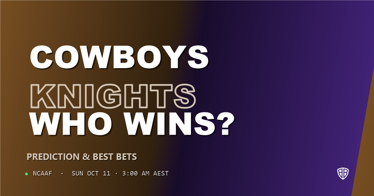 Oklahoma State Cowboys vs UCF Knights Prediction & Picks, October 10, 2026