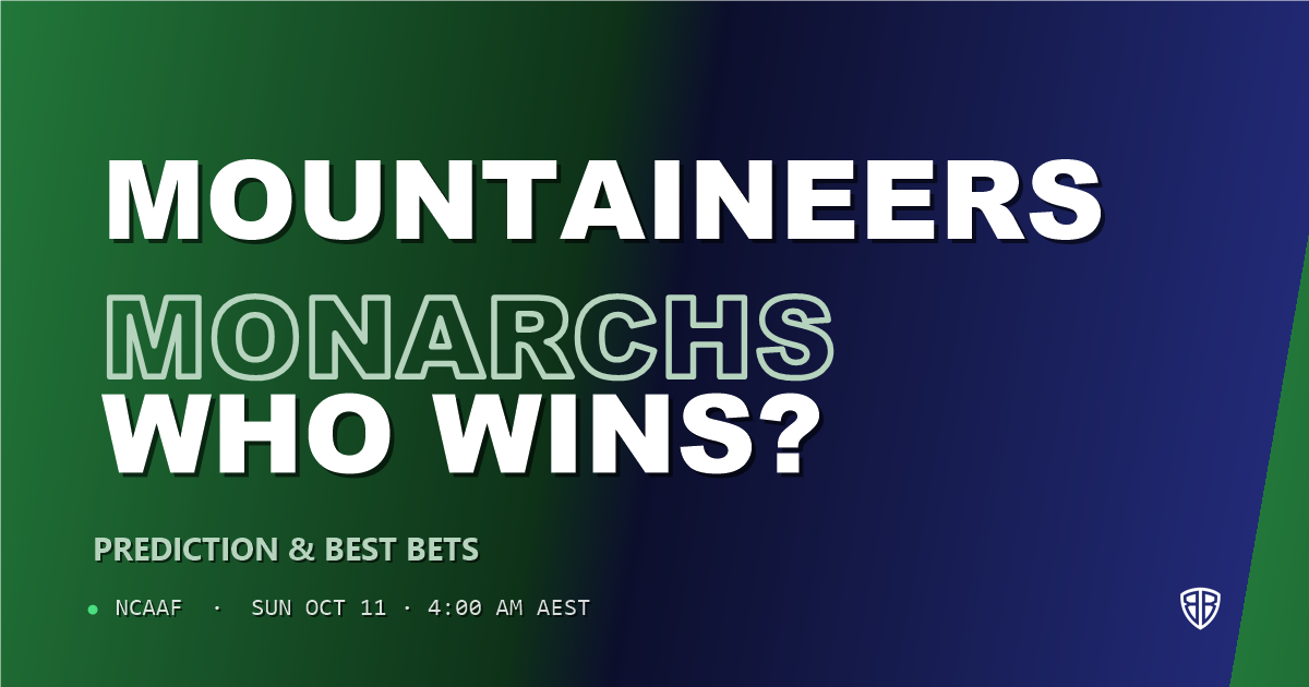 Appalachian State Mountaineers vs Old Dominion Monarchs Prediction & Picks, October 10, 2026