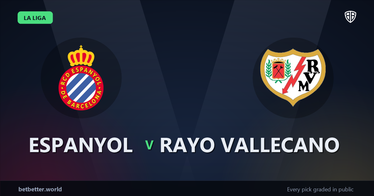 Espanyol vs Rayo Vallecano Prediction & Same Game Parlay picks Value Parlay: Analytics Breakdown