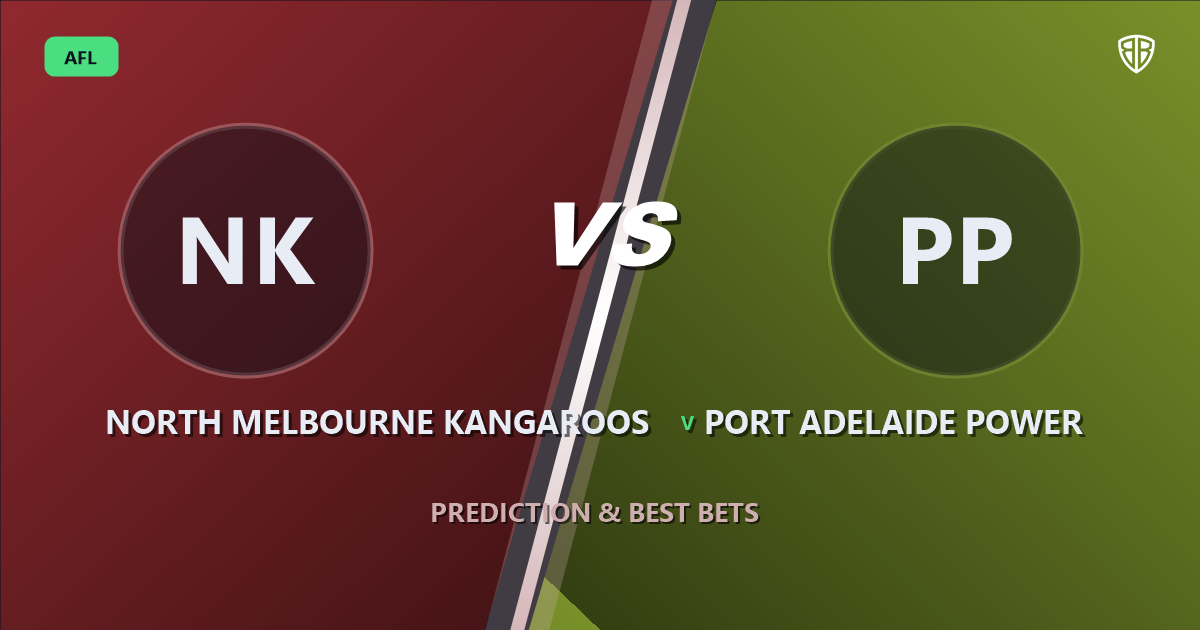 North Melbourne Kangaroos vs Port Adelaide Power Prediction & Picks: Winning Game Angles