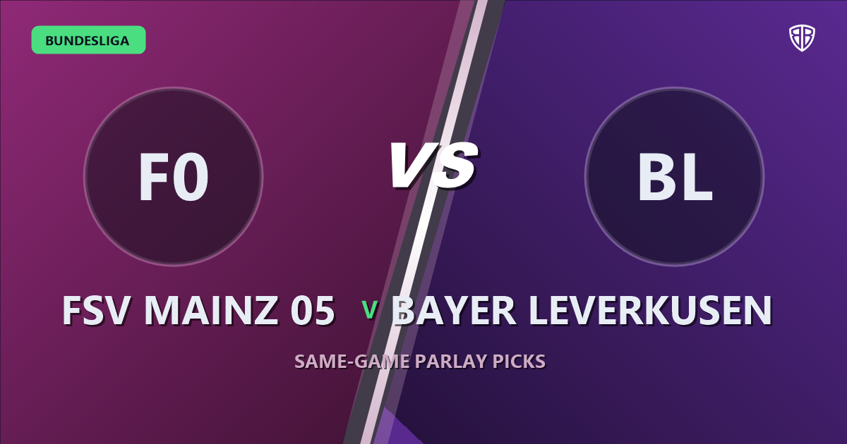 FSV Mainz 05 vs Bayer Leverkusen Prediction & Same Game Parlay picks Value Parlay: High-Value Opportunity