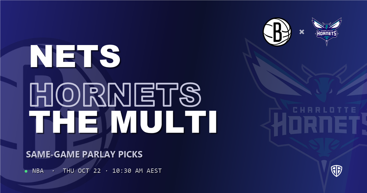 Brooklyn Nets vs Charlotte Hornets Prediction & Same Game Parlay picks, October 21, 2026