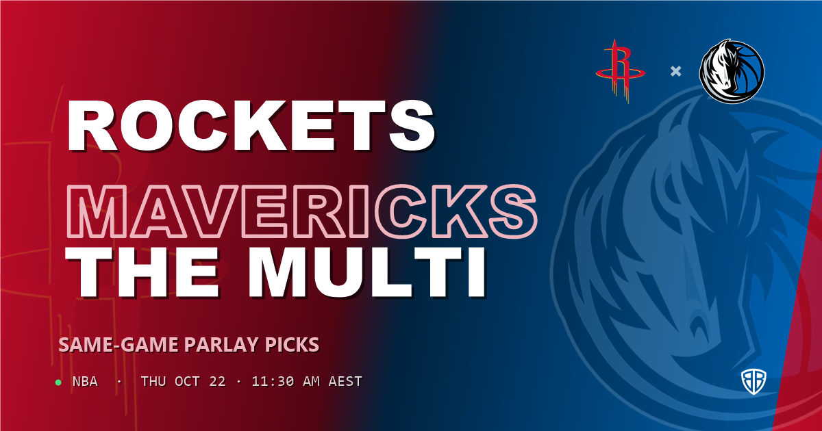 Houston Rockets vs Dallas Mavericks Prediction & Same Game Parlay picks, October 21, 2026