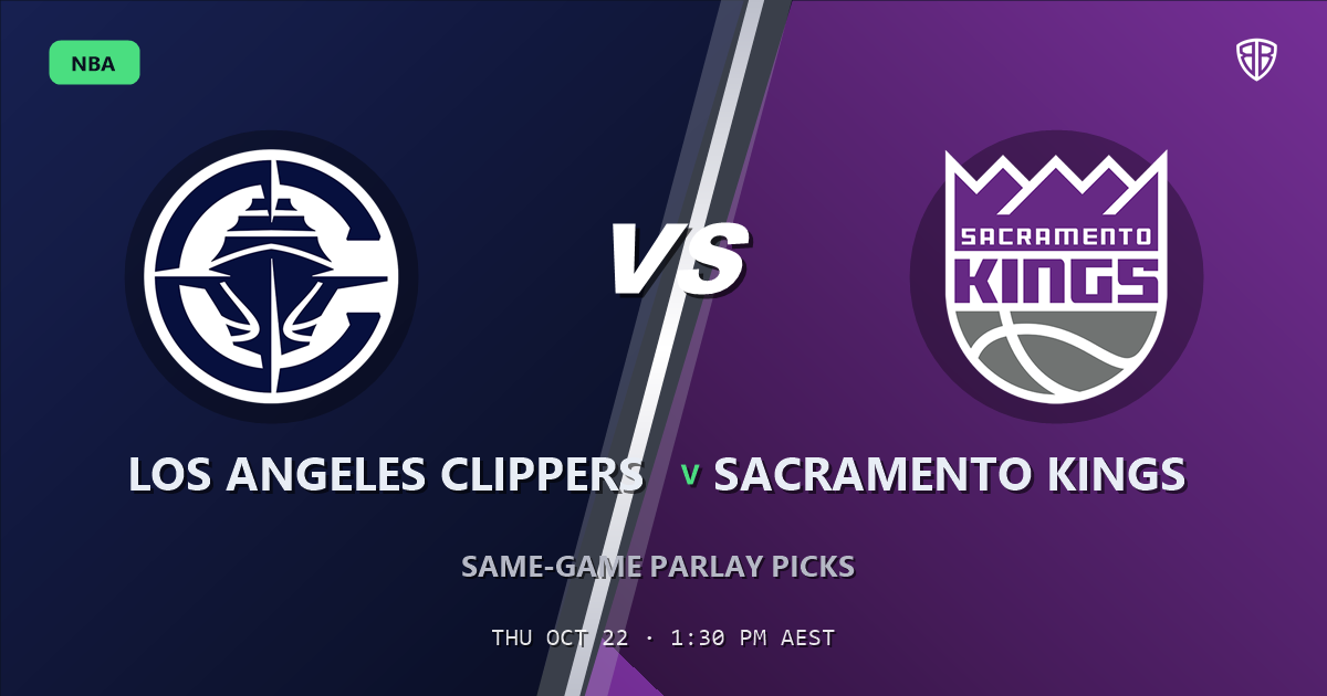 Los Angeles Clippers vs Sacramento Kings Prediction & Same Game Parlay picks, October 21, 2026