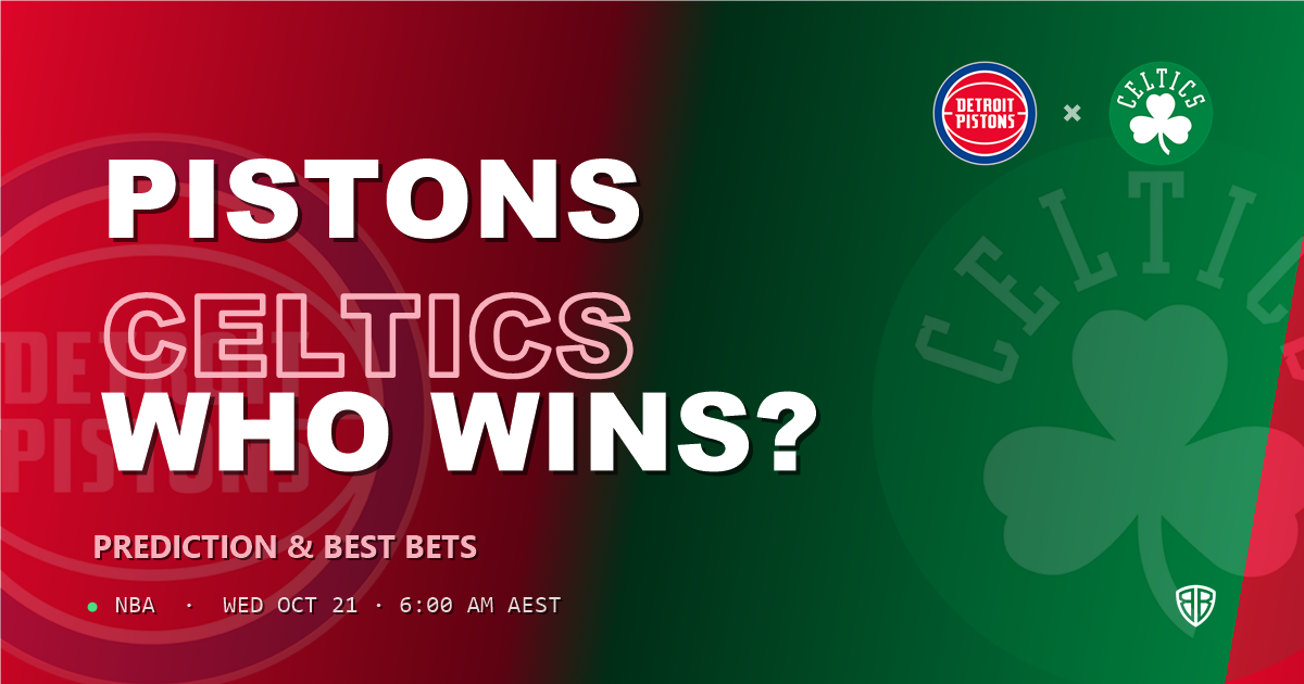 Detroit Pistons vs Boston Celtics Prediction & Picks, October 20, 2026