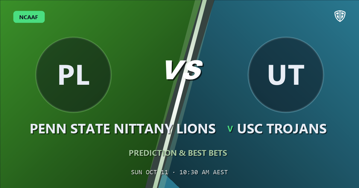 Penn State Nittany Lions vs USC Trojans Prediction & Picks, October 10, 2026