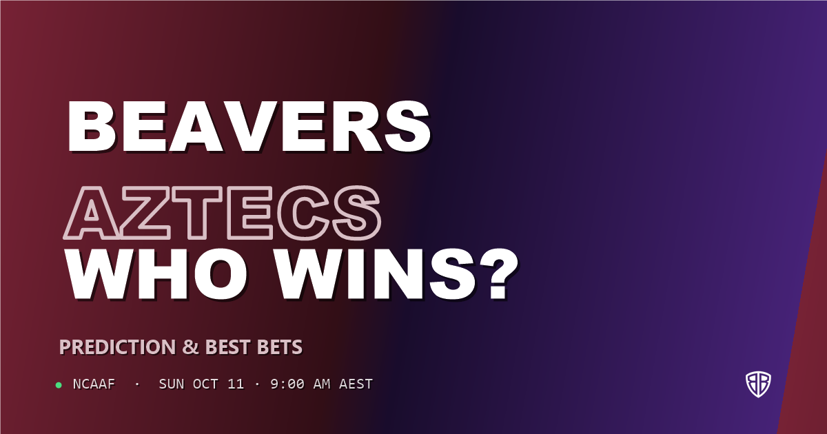 Oregon State Beavers vs San Diego State Aztecs Prediction & Picks, October 10, 2026