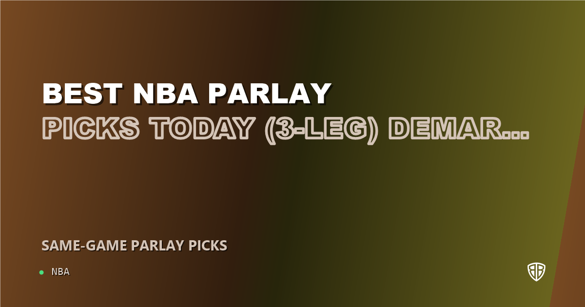 Best NBA Parlay Picks Today, Friday 10/23 (3-Leg)