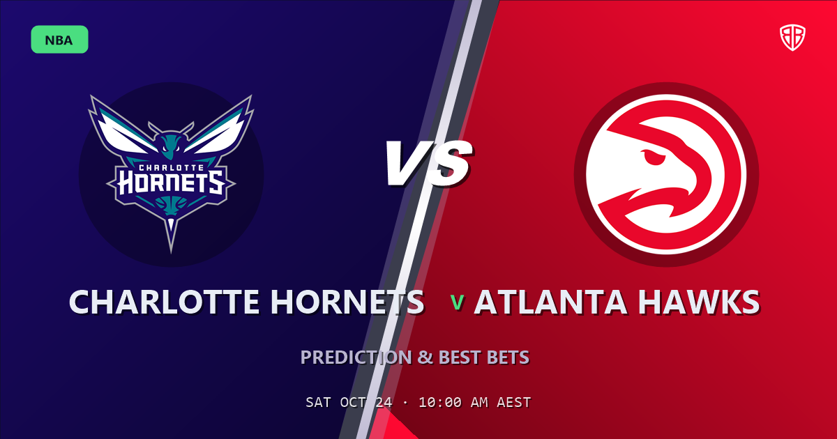Charlotte Hornets vs Atlanta Hawks Prediction & Picks, October 23, 2026