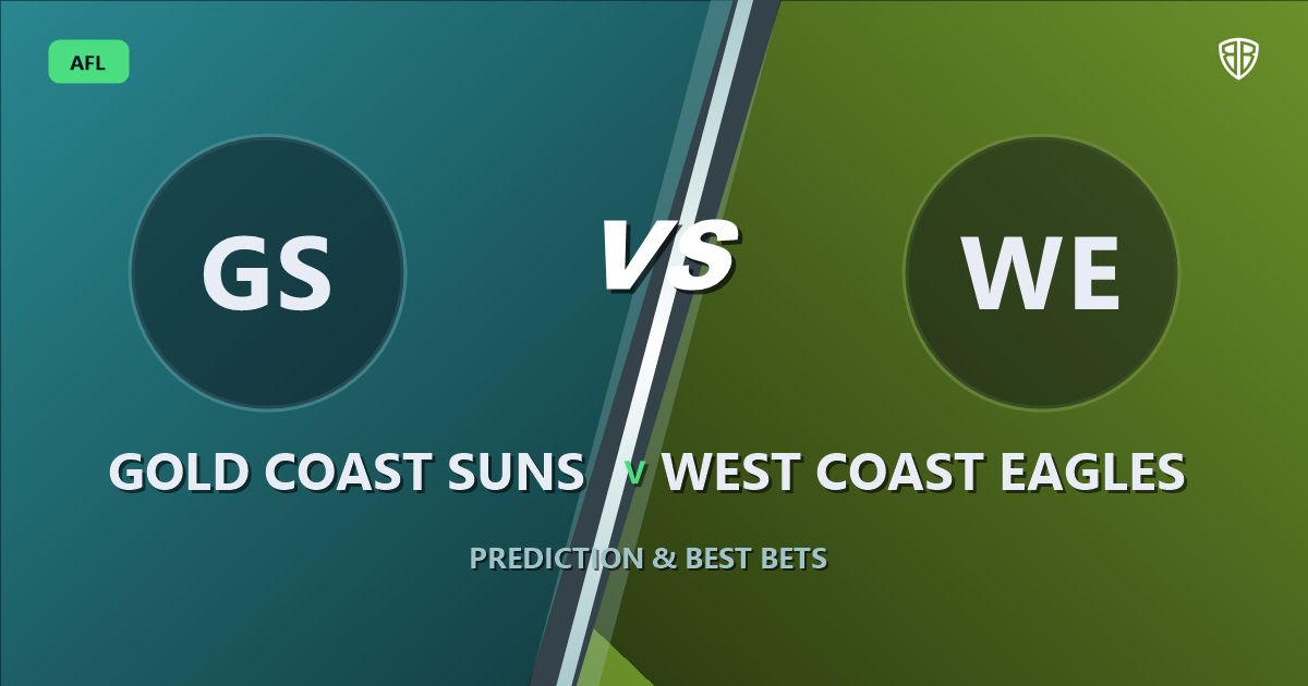 Gold Coast Suns vs West Coast Eagles Prediction & Picks (Jack Graham Key Factor): Full Match Breakdown & Bets
