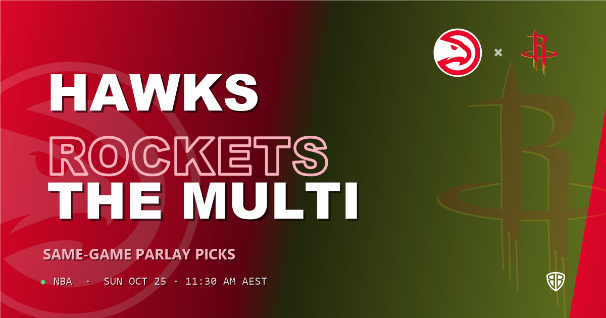 Atlanta Hawks vs Houston Rockets Prediction & Same Game Parlay picks, October 24, 2026