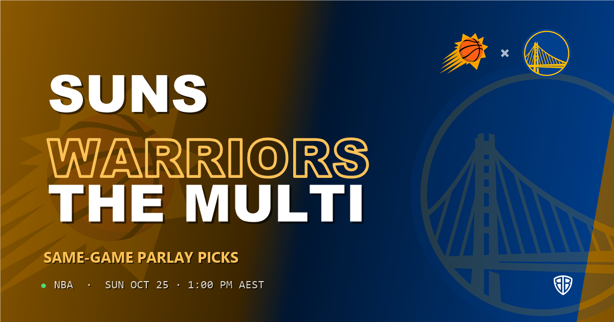 Phoenix Suns vs Golden State Warriors Prediction & Same Game Parlay picks, October 24, 2026