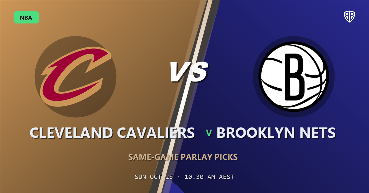 Cleveland Cavaliers vs Brooklyn Nets Prediction & Same Game Parlay picks, October 24, 2026