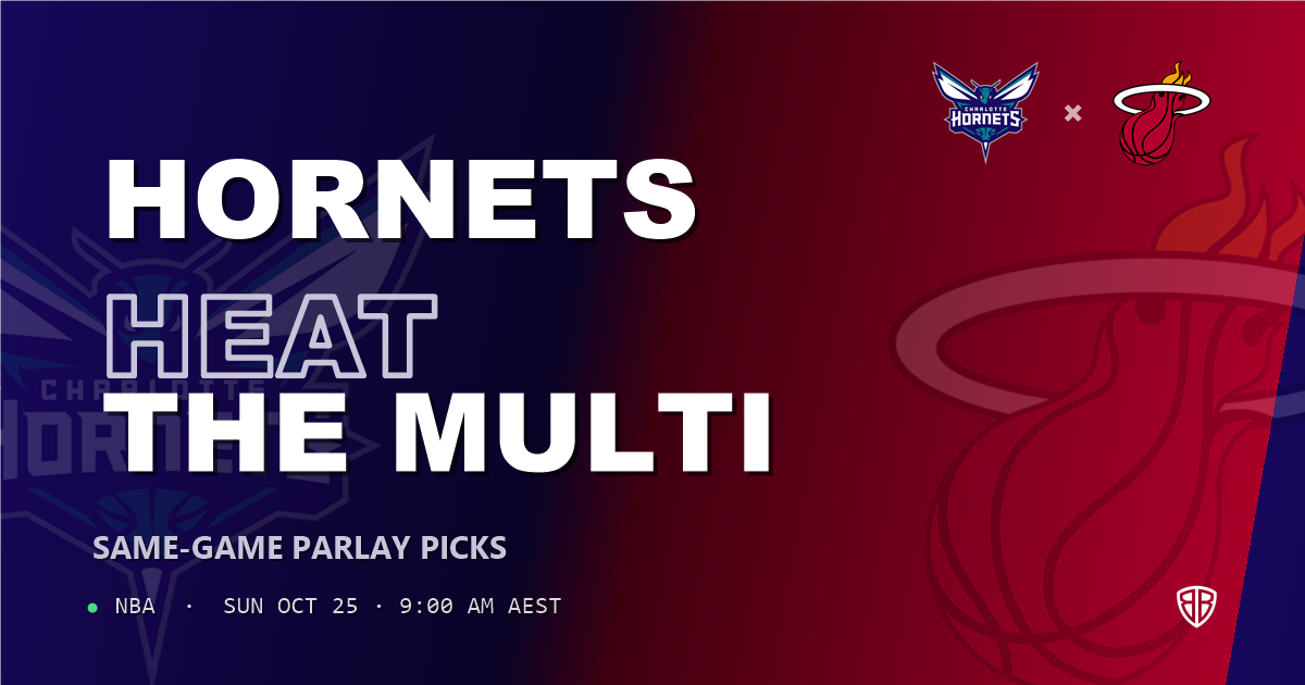 Charlotte Hornets vs Miami Heat Prediction & Same Game Parlay picks, October 24, 2026