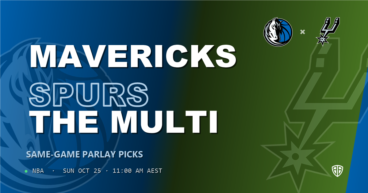 Dallas Mavericks vs San Antonio Spurs Prediction & Same Game Parlay picks, October 24, 2026