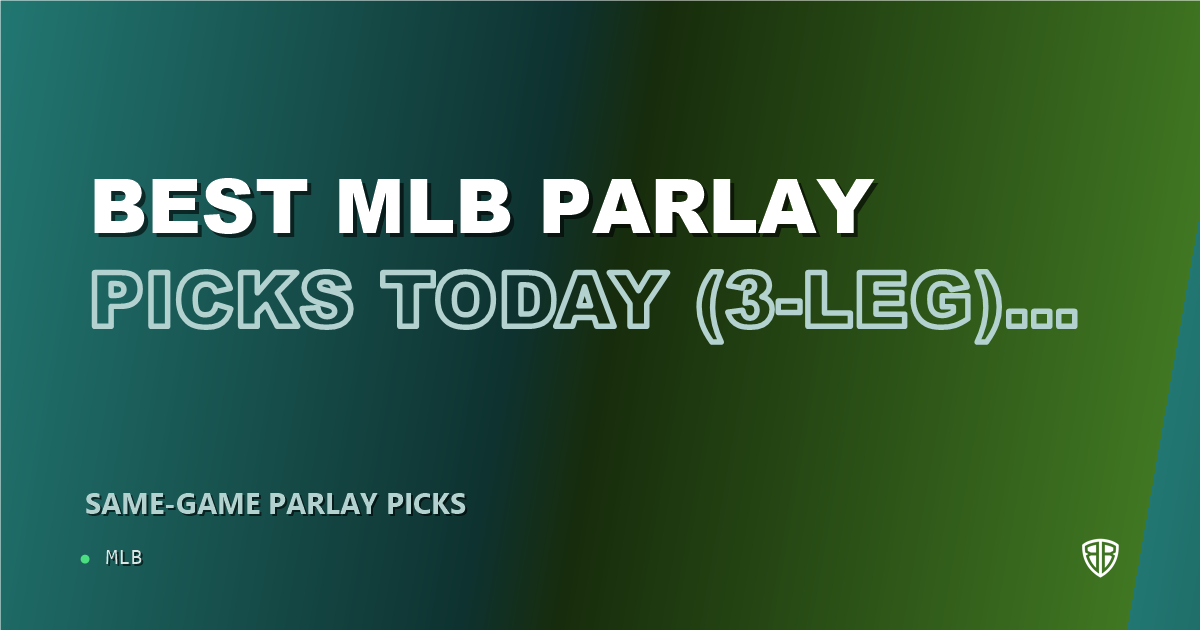 Best MLB Parlay Picks Today, Sunday 08/24 (3-Leg) Featuring Bryce Elder!: Expert MLB Selections