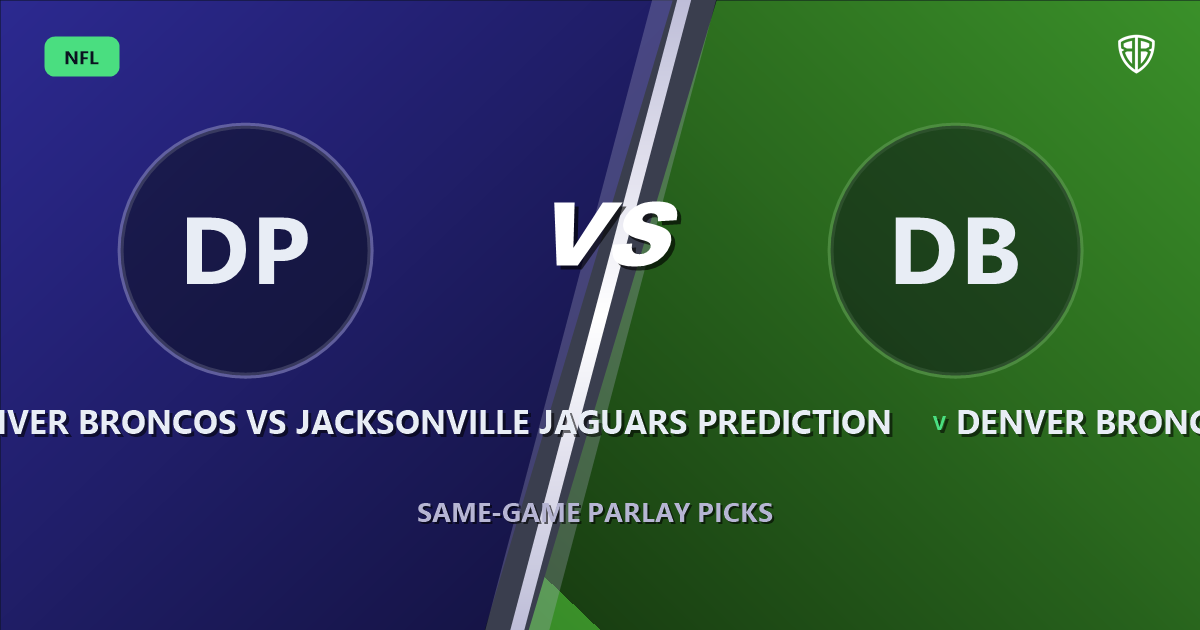 Denver Broncos vs Jacksonville Jaguars Prediction & Same Game Parlay Picks: Data-Driven Targets