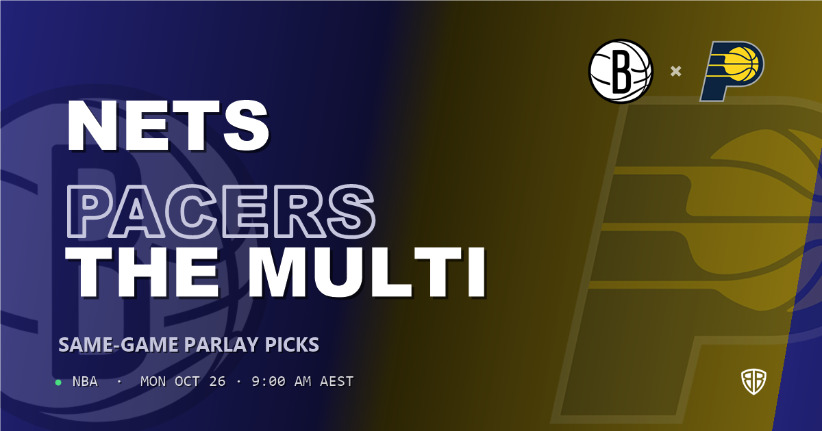 Brooklyn Nets vs Indiana Pacers Prediction & Same Game Parlay picks, October 25, 2026