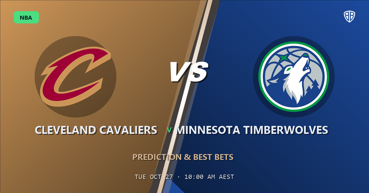 Cleveland Cavaliers vs Minnesota Timberwolves Prediction & Picks, October 26, 2026