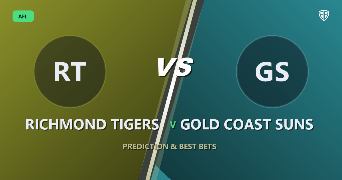 Richmond Tigers vs Gold Coast Suns Prediction & Picks: Full Match Breakdown & Bets