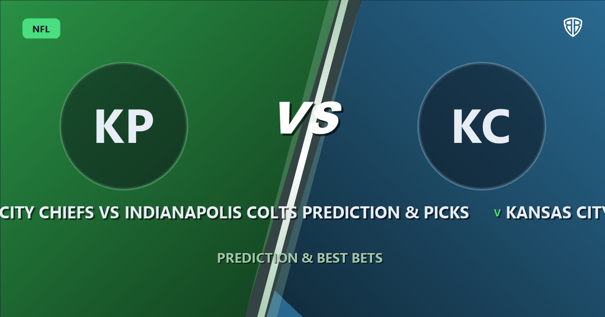 Kansas City Chiefs vs Indianapolis Colts Prediction & Picks: Odds & Edges