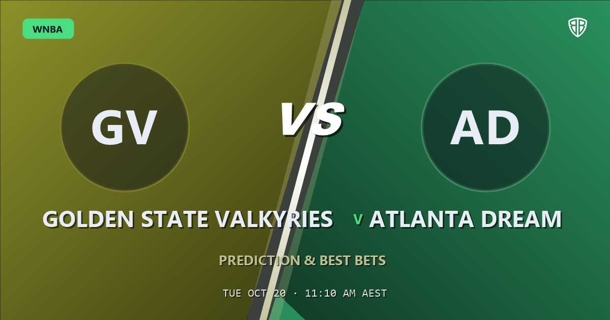 Golden State Valkyries vs Atlanta Dream Prediction & Picks, October 19, 2026