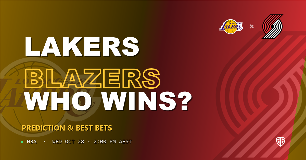 Los Angeles Lakers vs Portland Trail Blazers Prediction & Picks, October 27, 2026