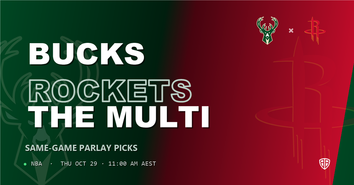 Milwaukee Bucks vs Houston Rockets Prediction & Same Game Parlay picks, October 28, 2026
