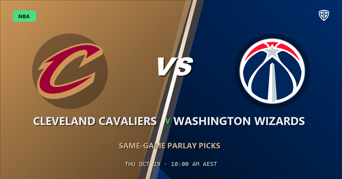 Cleveland Cavaliers vs Washington Wizards Prediction & Same Game Parlay picks, October 28, 2026