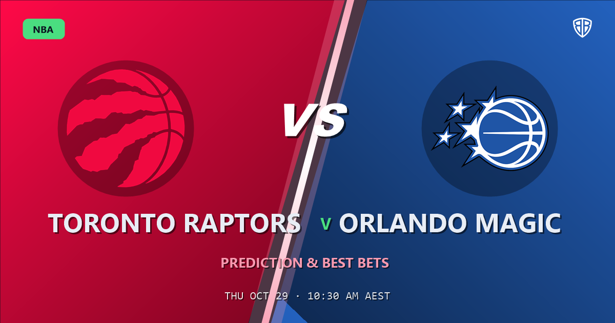 Toronto Raptors vs Orlando Magic Prediction & Picks, October 28, 2026