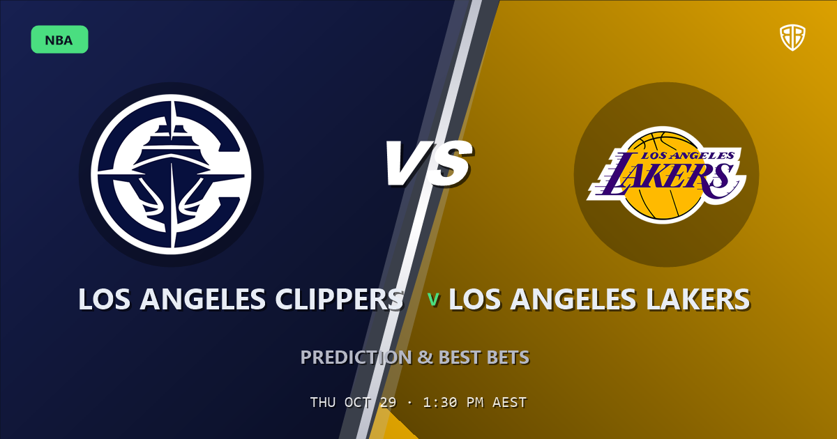 Los Angeles Clippers vs Los Angeles Lakers Prediction & Picks, October 28, 2026
