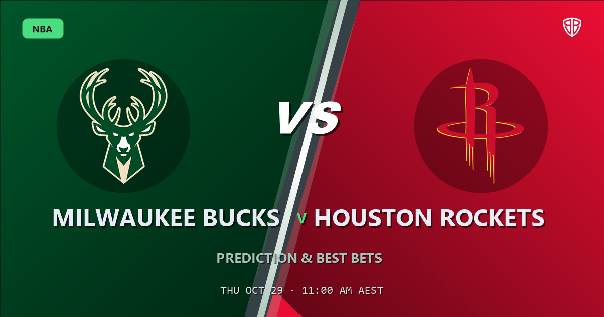 Milwaukee Bucks vs Houston Rockets Prediction & Picks, October 28, 2026