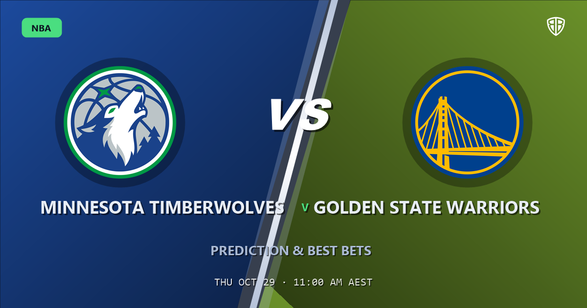 Minnesota Timberwolves vs Golden State Warriors Prediction & Picks, October 28, 2026