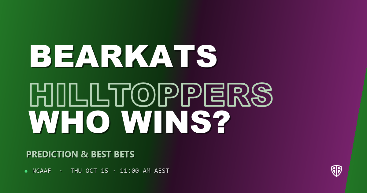 Sam Houston State Bearkats vs Western Kentucky Hilltoppers Prediction & Picks, October 14, 2026