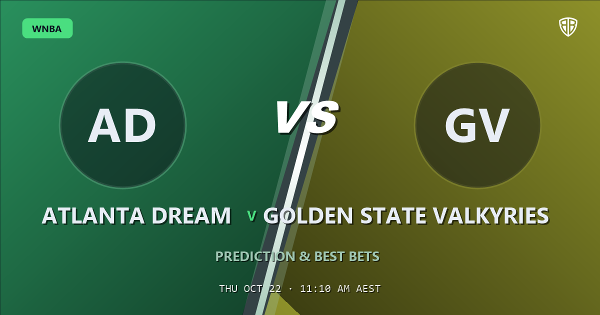 Atlanta Dream vs Golden State Valkyries Prediction & Picks, October 21, 2026