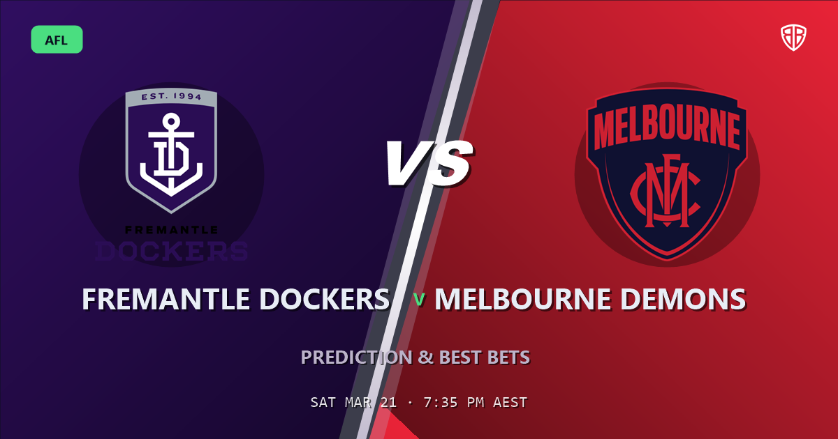 AFL news: Fremantle Dockers vs Melbourne Demons Prediction & Picks (Brandon Walker Key Factor): Stat-Based Insights