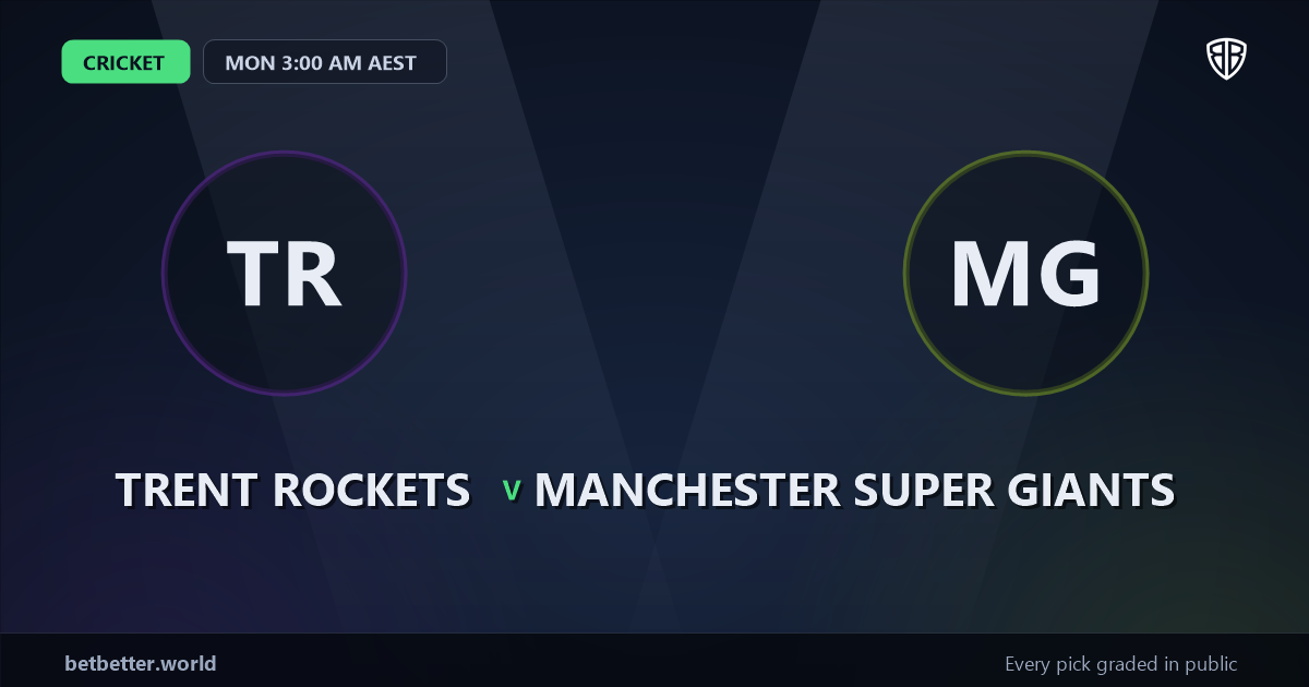 Trent Rockets vs Manchester Super Giants Prediction & Picks: The Hundred Preview