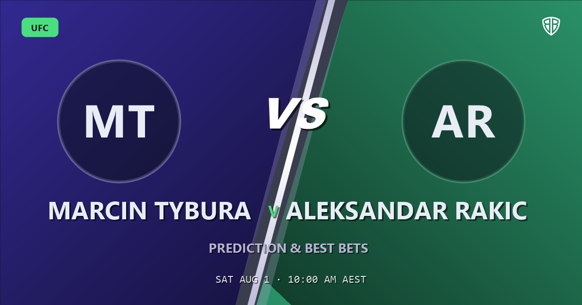 Marcin Tybura vs Aleksandar Rakic Prediction & Picks: High-Value Opportunity