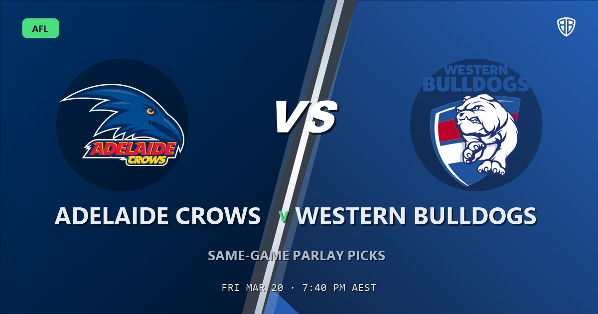 AFL news: Adelaide Crows vs Western Bulldogs Prediction & Same Game Multi picks Value Multi: Our Expert Analysis