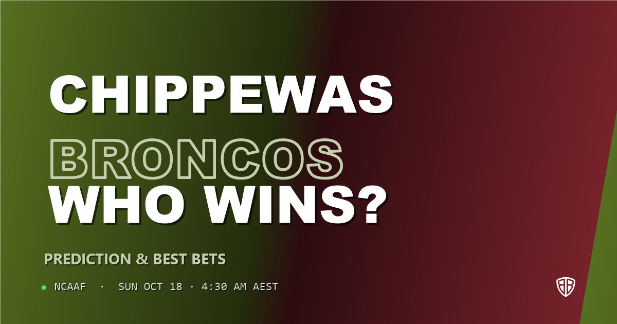 Central Michigan Chippewas vs Western Michigan Broncos Prediction & Picks, October 17, 2026