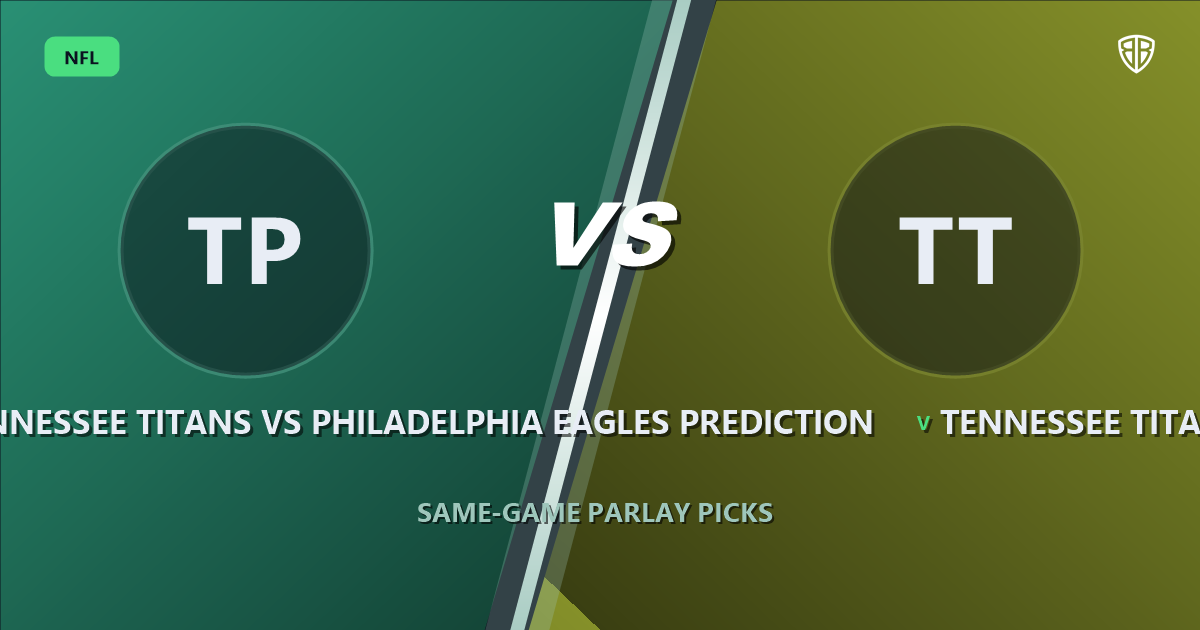 Tennessee Titans vs Philadelphia Eagles Prediction & Same Game Parlay Picks: Expert Analysis