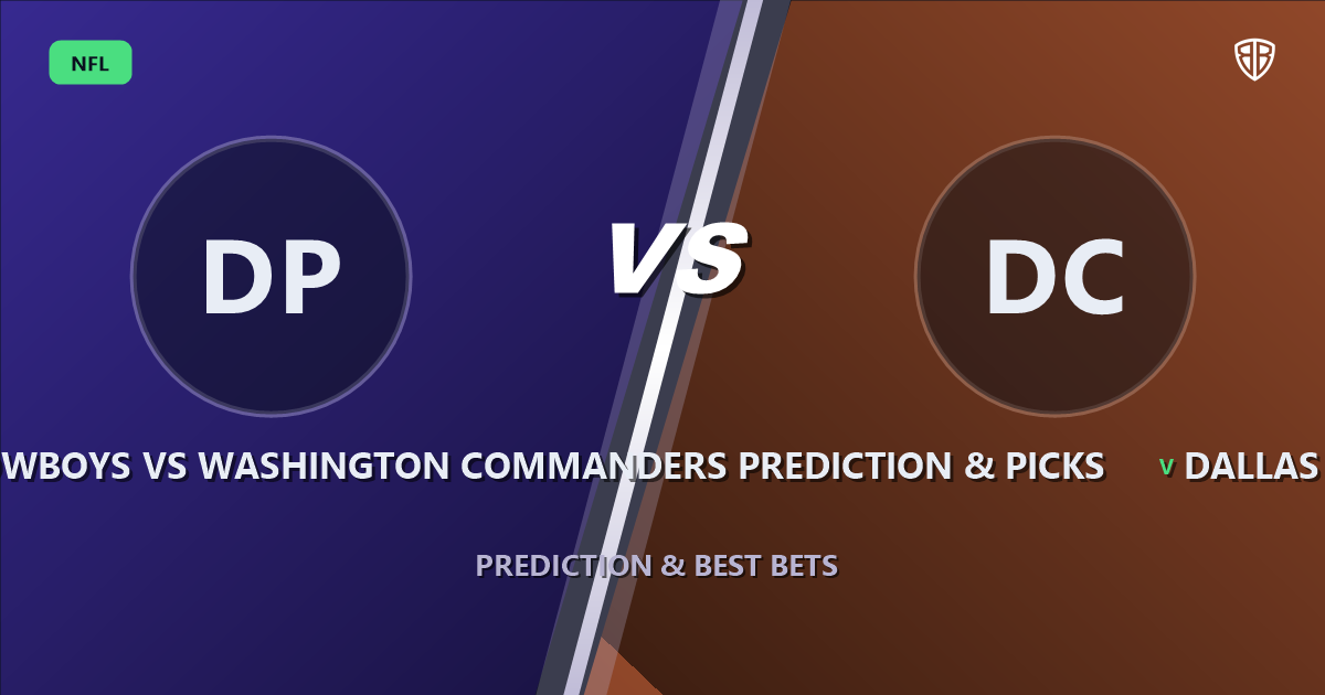Dallas Cowboys vs Washington Commanders Prediction & Picks (Dak Prescott Impact): Expert Betting Guide