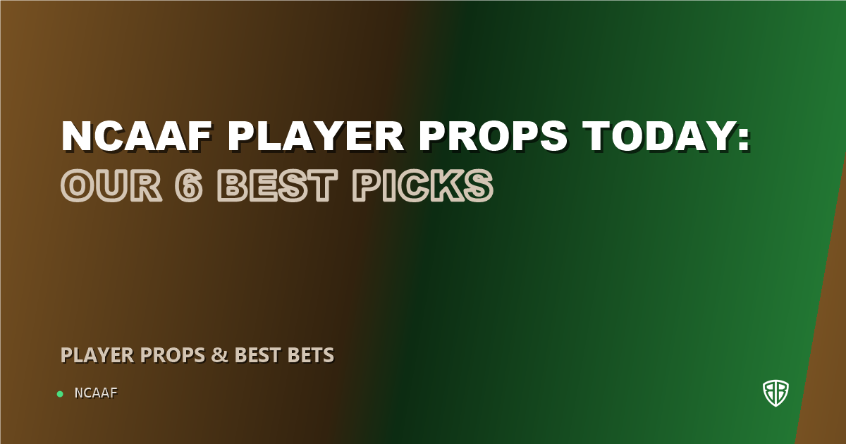 NCAAF player props today: our 6 best picks (October 17, 2026)