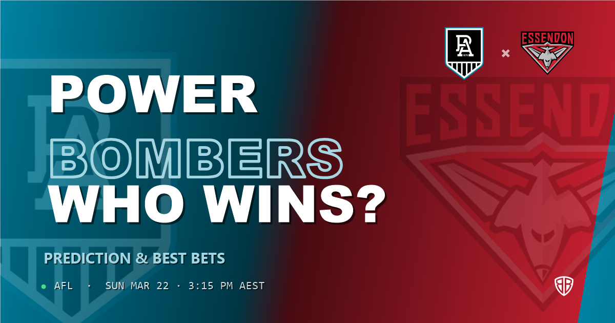 Port Adelaide Power vs Essendon Bombers Prediction & Picks: Odds Analysis & Top Props