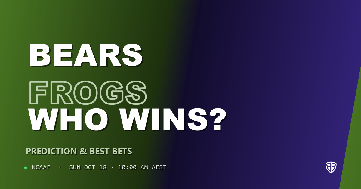 Baylor Bears vs TCU Horned Frogs Prediction & Picks, October 17, 2026