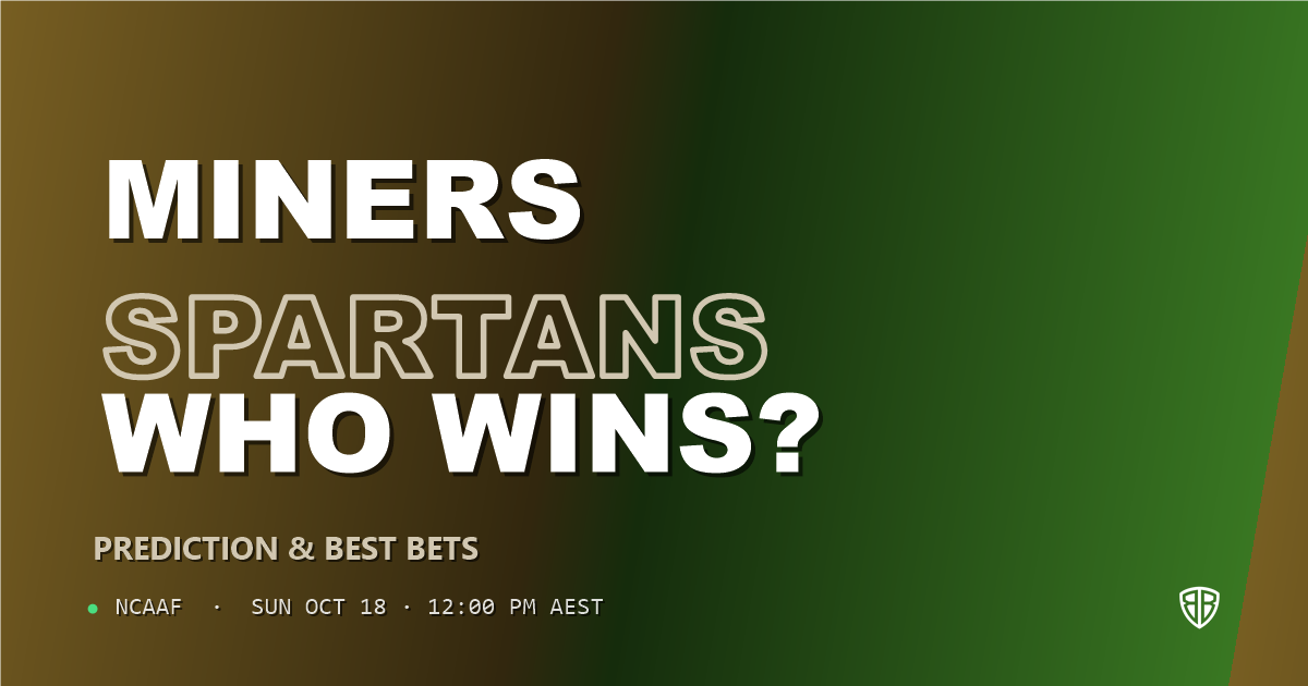 UTEP Miners vs San Jose State Spartans Prediction & Picks, October 17, 2026